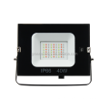 16miliion 3 colours TUYA WIFI RGB+CCT Adjustable Flood Light LED 40W 3800lm Garden lamp 100-277V AC etl cETL CE certification